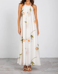 Lavender Brown - Antonella Halter Dress