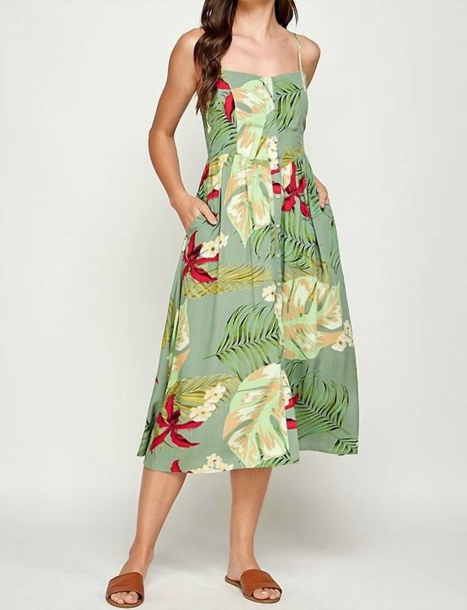Ellison - Maxi Dress Button Up