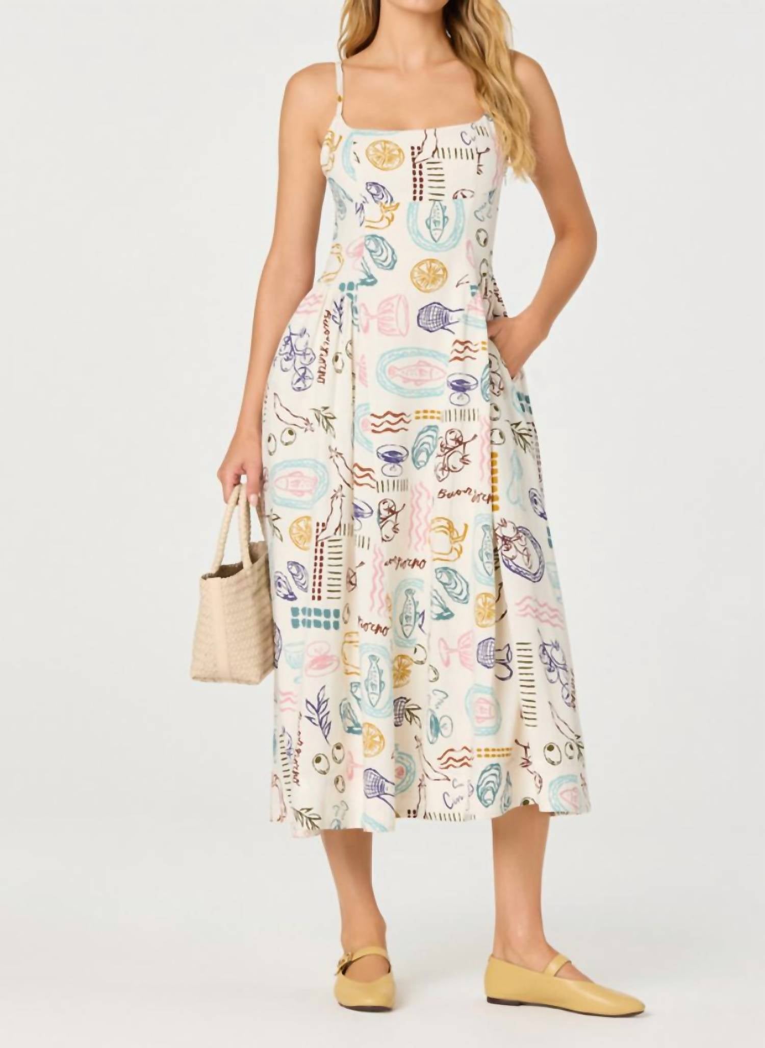 Astr - Ansley Midi Print Dress
