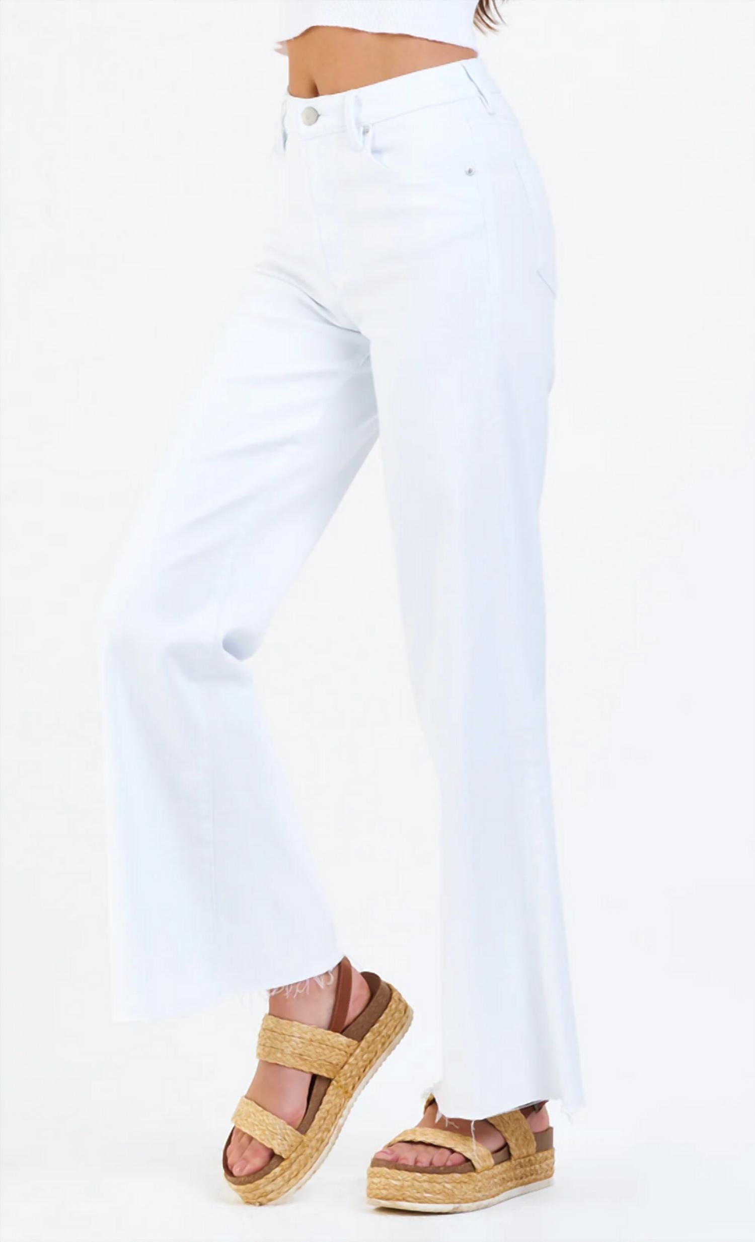 Dear John Denim - Fiona Mid Rise Wide Leg Jeans