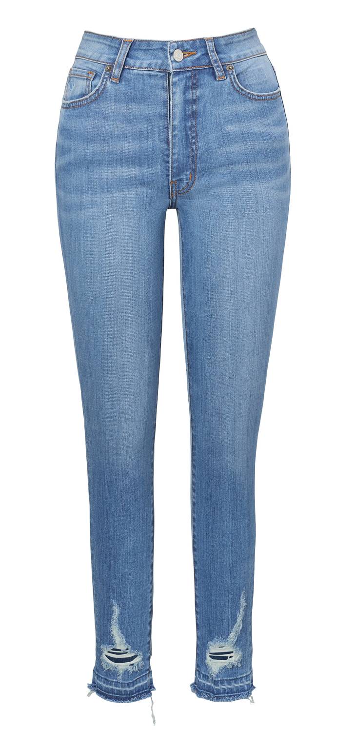 Untourage the Label Dom High Rise Skinny Jeans in blue - women's jeans - alternate view