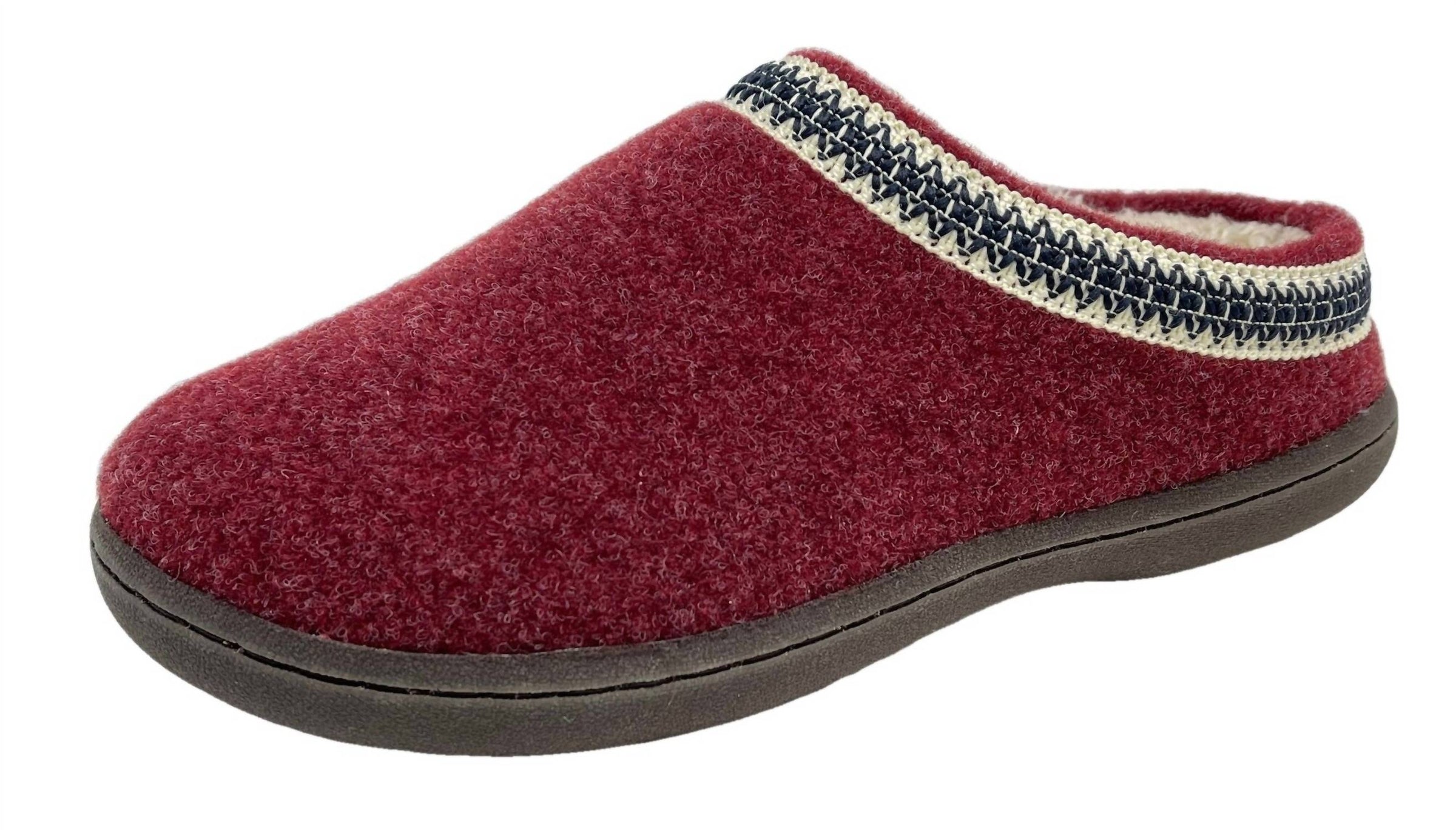 Clarks - Women's Cozy Wool Mule Slip-on Slipper