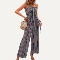 The Moment Collection - Boho Halter Wide Leg Jumpsuit