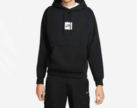 NIKE Sb Logo Fleece Hoodie in black - men's shirt