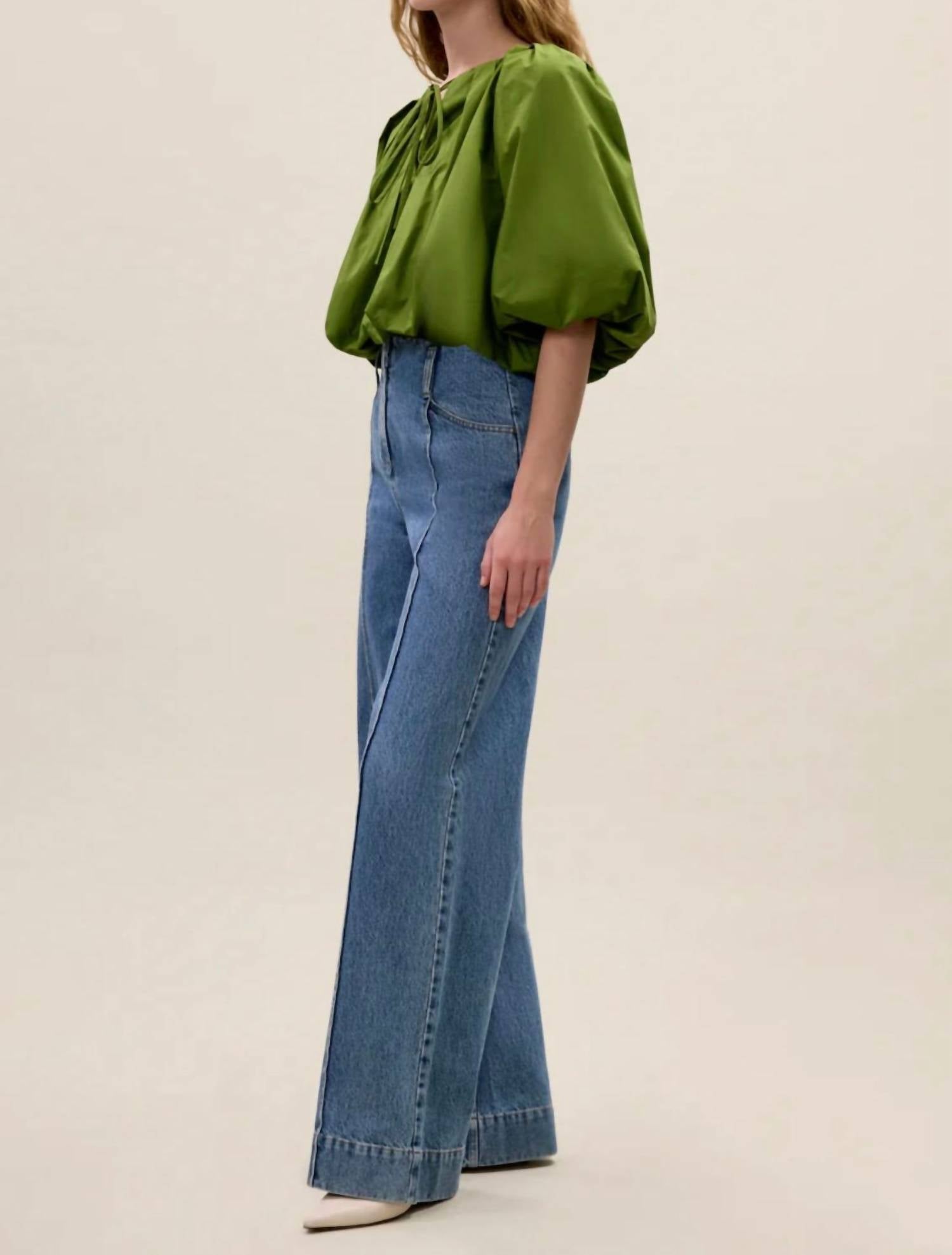 Rebecca Taylor - Yara Poplin Bubble Top