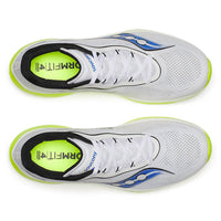 SAUCONY Men's Kinvara 15 Shoes in white citron - men's shoe - alternate view