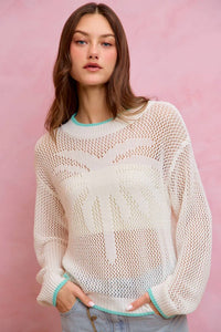 Ee:Some - Palm Knit Tree Top