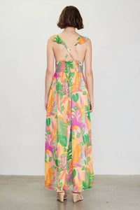 Skies Are Blue - Sweet At Heart Printed Maxi Dress