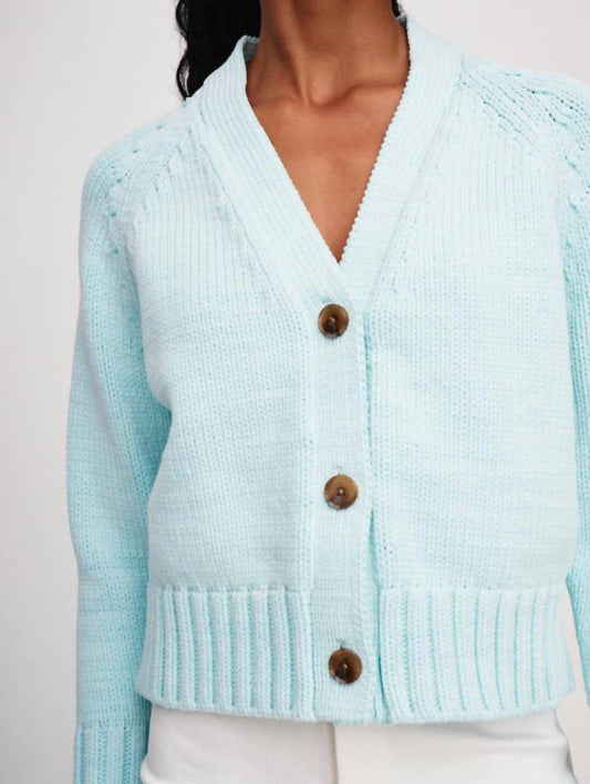 White + Warren - Cotton Rope Button Cardigan