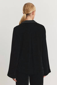 Velvet By Graham & Spencer - Brenna Silk Velvet Shirt