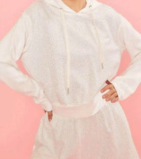 Main Strip - Hot Fix Trim Hoodie Sweater Set