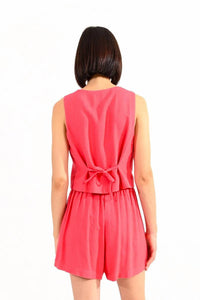 Molly Bracken - Sleeveless Linen Jacket Vest