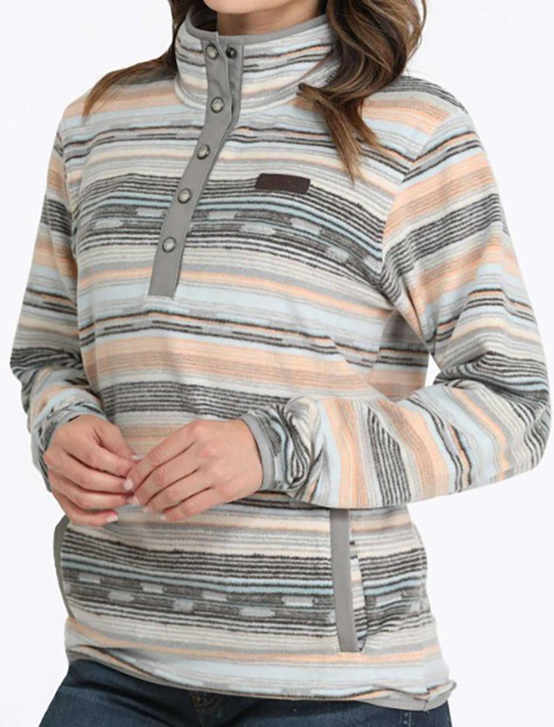 Cinch - Women's 1/2 Snap Fleece Pullover