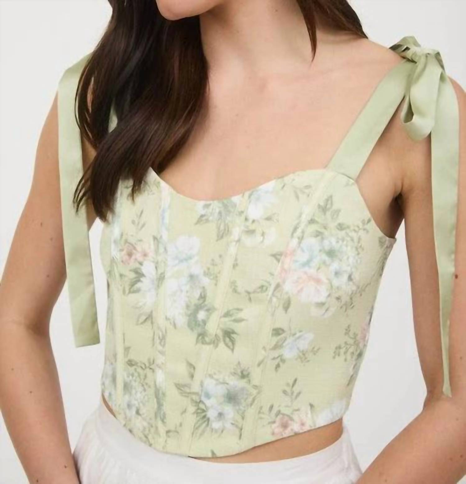 Mine - Sweet Corset Sleeveless Top