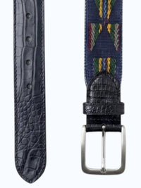 W. Kleinberg - Men's Aztec Needlepoint Belt