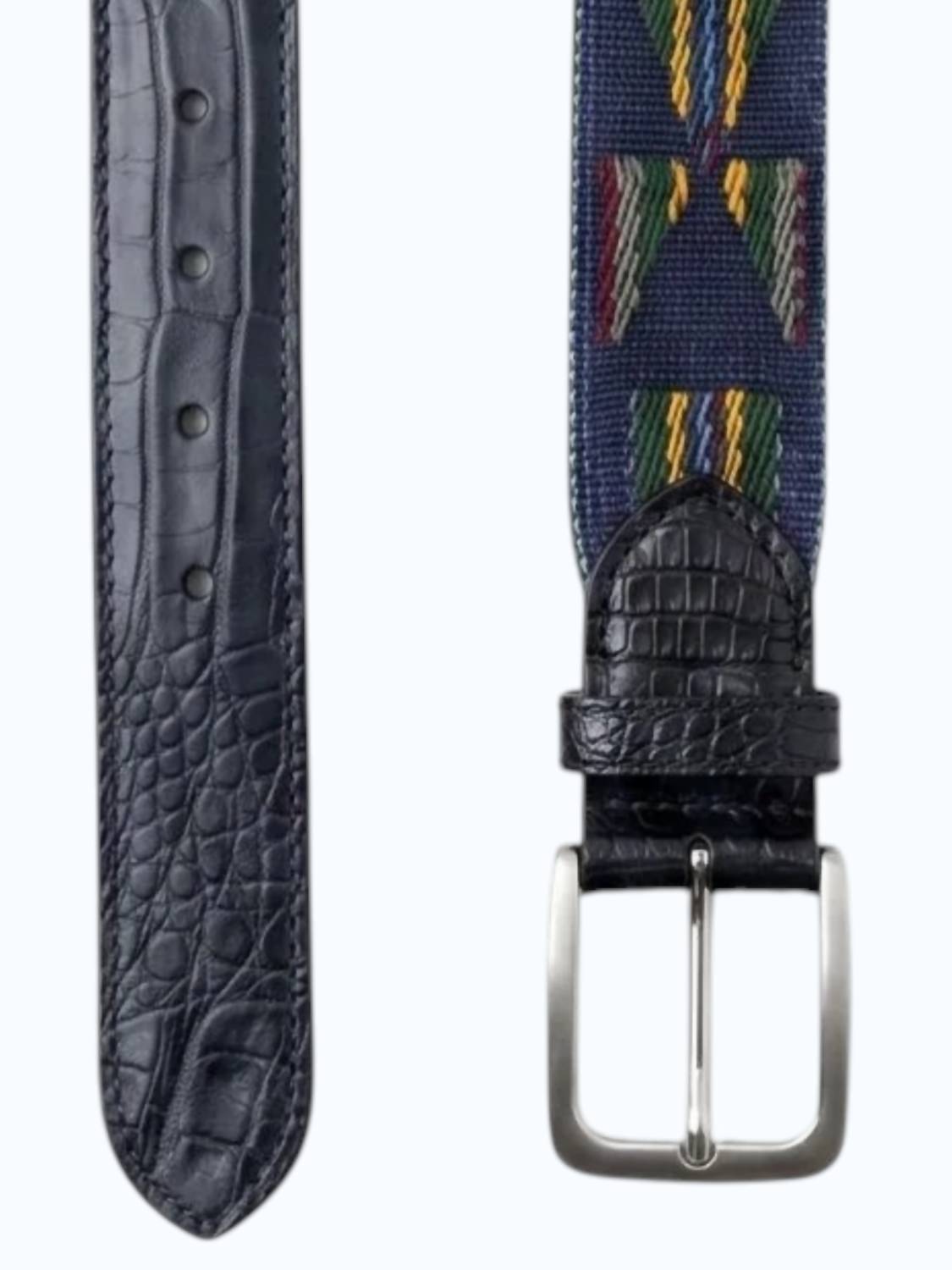 W. Kleinberg - Men's Aztec Needlepoint Belt