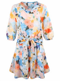 Finley Wildflower Coco Mini Dress in multi - women's dress - detail view