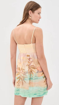 Dress To - Ruched Neckline Mini Dress