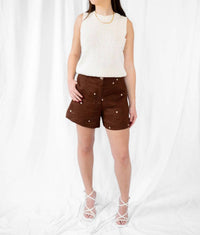 Little Lies - Polka Dot Embroidered Shorts