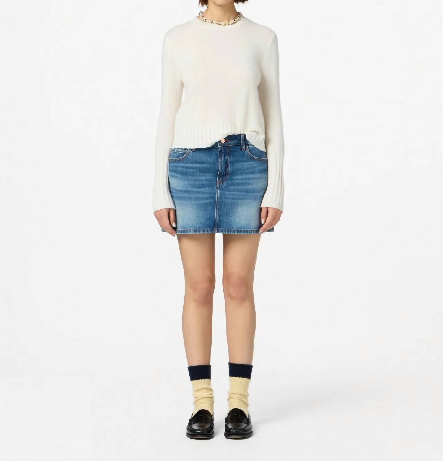 Guest In Residence - Shrunken Crewneck Top