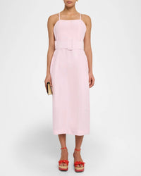 Rosie Assoulin - Artichoke Sleeveless Belted Midi Dress