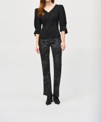 Joseph Ribkoff - Paisley High Rise Trousers