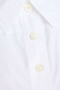 Frame - Flared Cotton Poplin Mini Shirt Dress