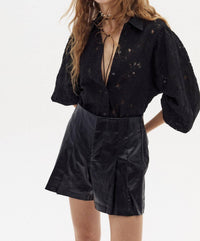 Lanthropy - Claire Cotton Lace Shirt