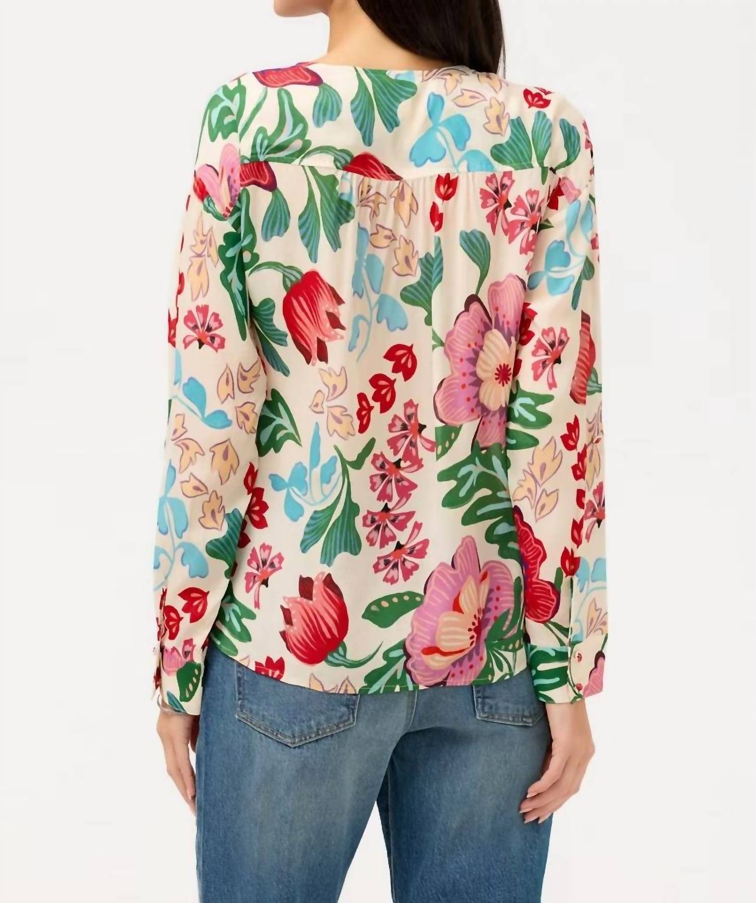 Johnny Was - Nisha Long Sleeve Button Up Shirt