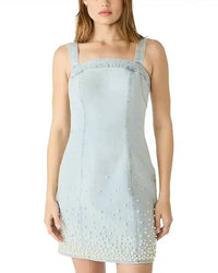 Steve Madden - Juliann Embellished Denim Dress
