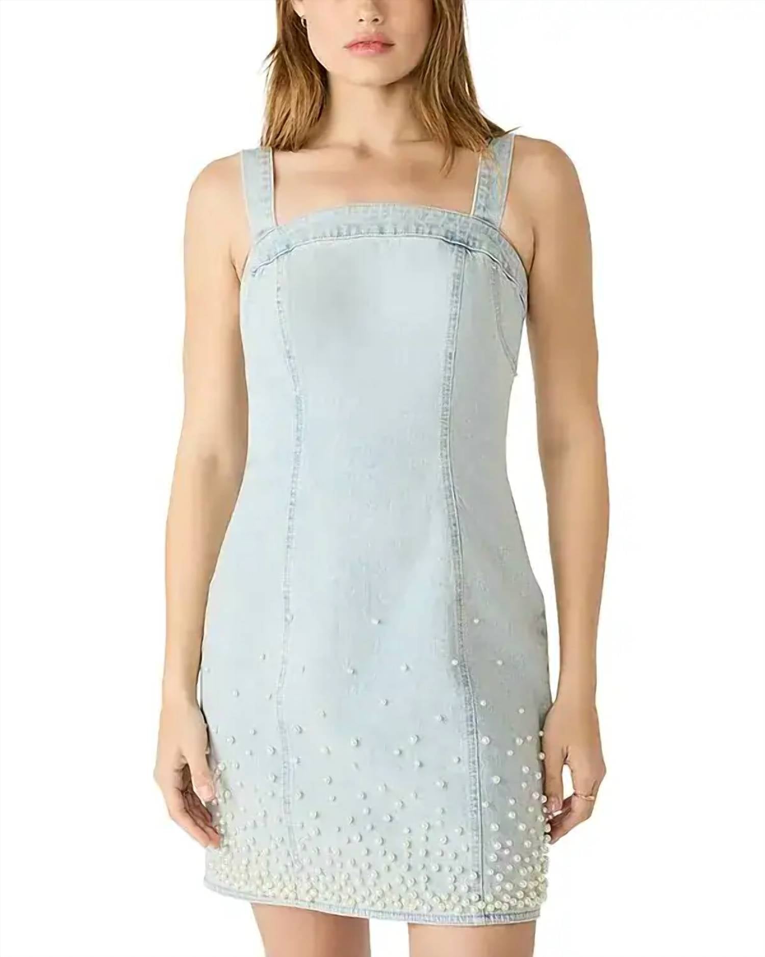 Steve Madden - Juliann Embellished Denim Dress