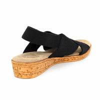 Charleston Shoe Co. - Women's Atlantic Solid Sling Back Stretch Sandal