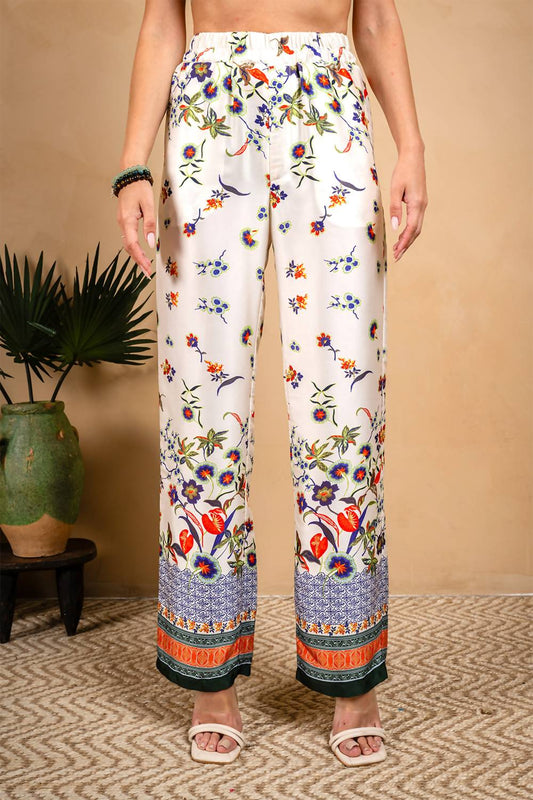 Paparazzi - Border Print Pull-on Pant