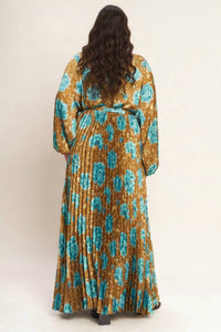Flying Tomato - Printed Woven Maxi Dress