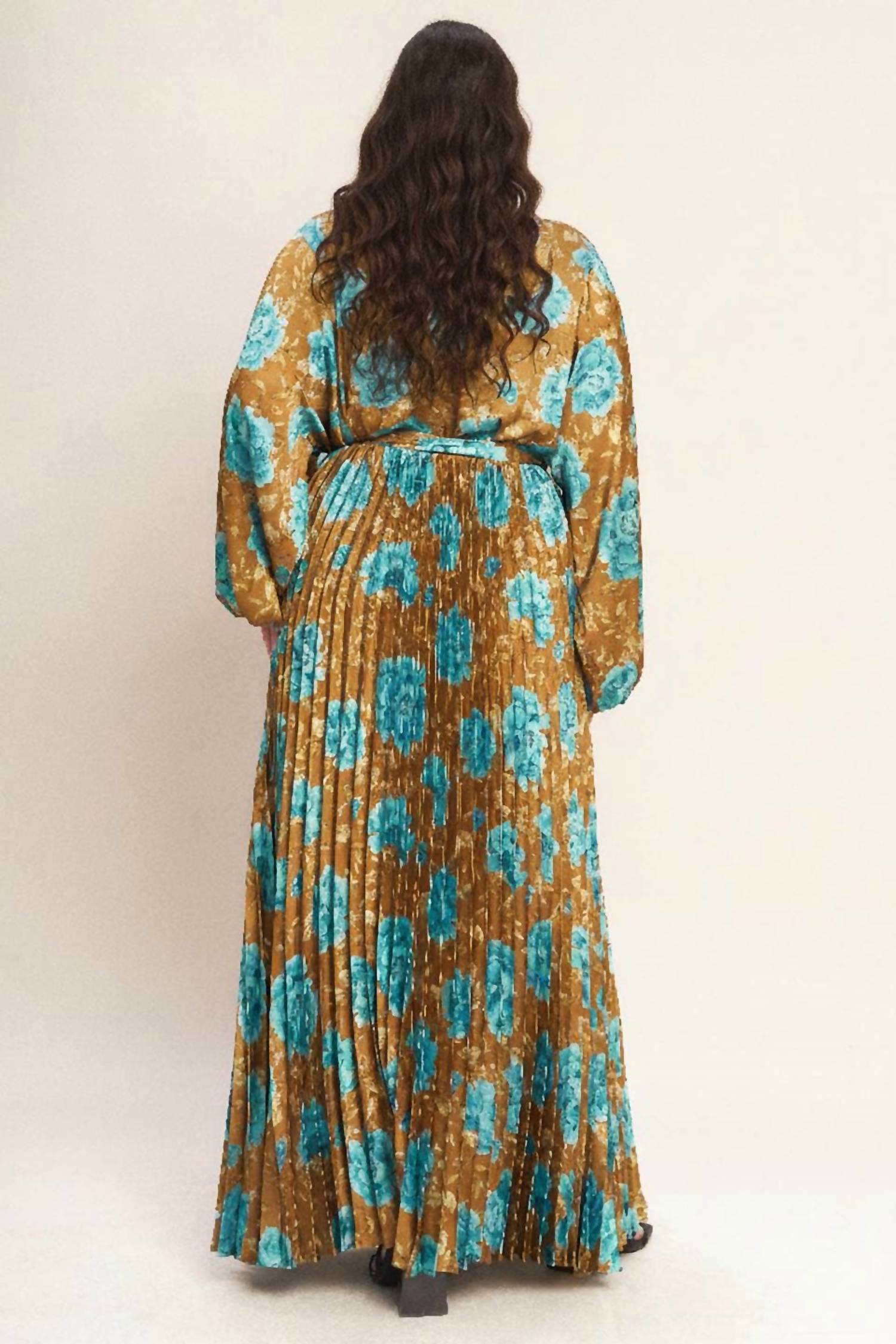 Flying Tomato - Printed Woven Maxi Dress