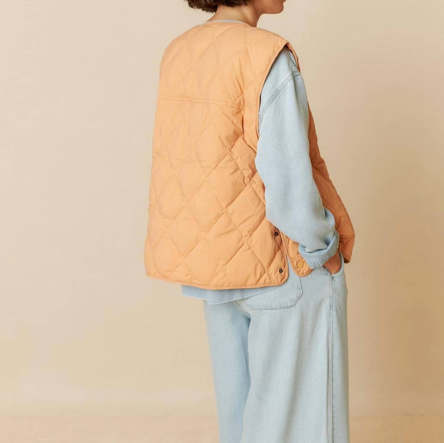 Indi & Cold - Padded With Snaps Vest