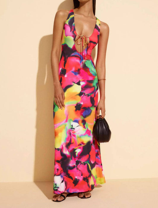 Afrm - Sleeveless Cutout Knit Maxi Dress