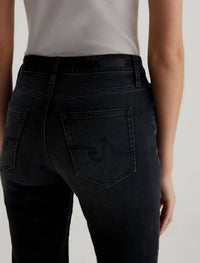 Ag Jeans - Mari Crop Moto Slim Straight Cut Jeans