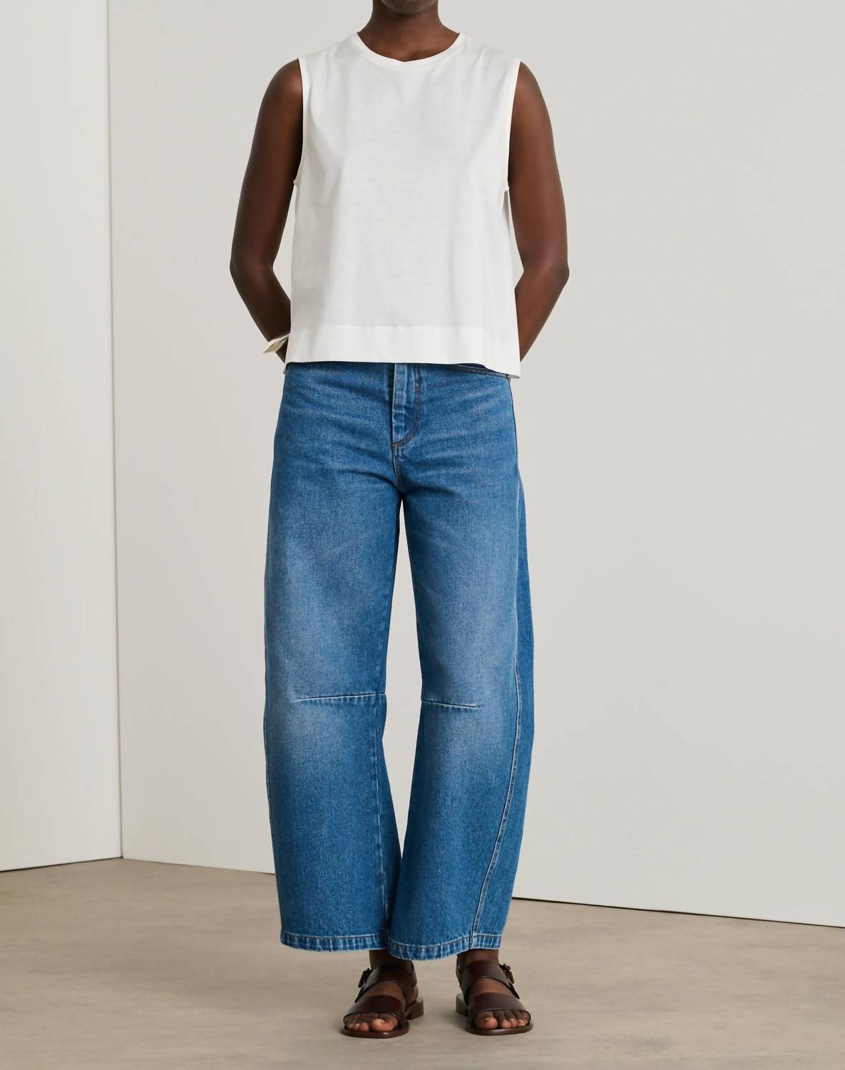 soeur ELIOTT JEAN in bleu - women's jeans - alternate view