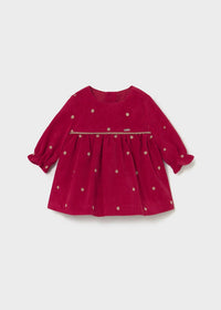 Mayoral - Baby Girls Polka Dot Corduroy Fantasy Dress