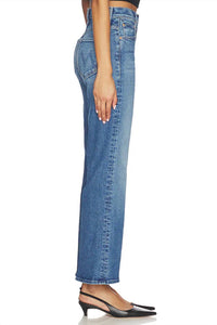 Mother - Lil Petite High Waisted Bookie Sneak Jeans