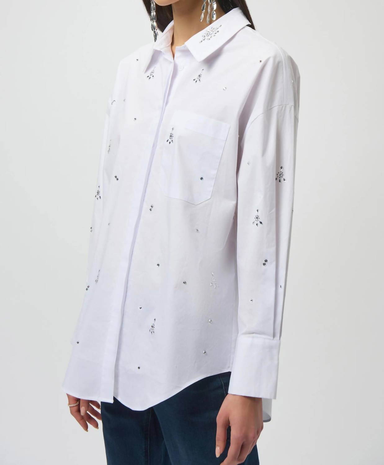 Joseph Ribkoff - Chic Hip-length Blouse