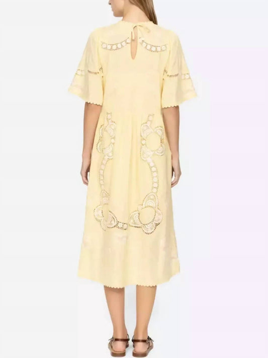 Sea - Vesna Embroidery Midi Dress