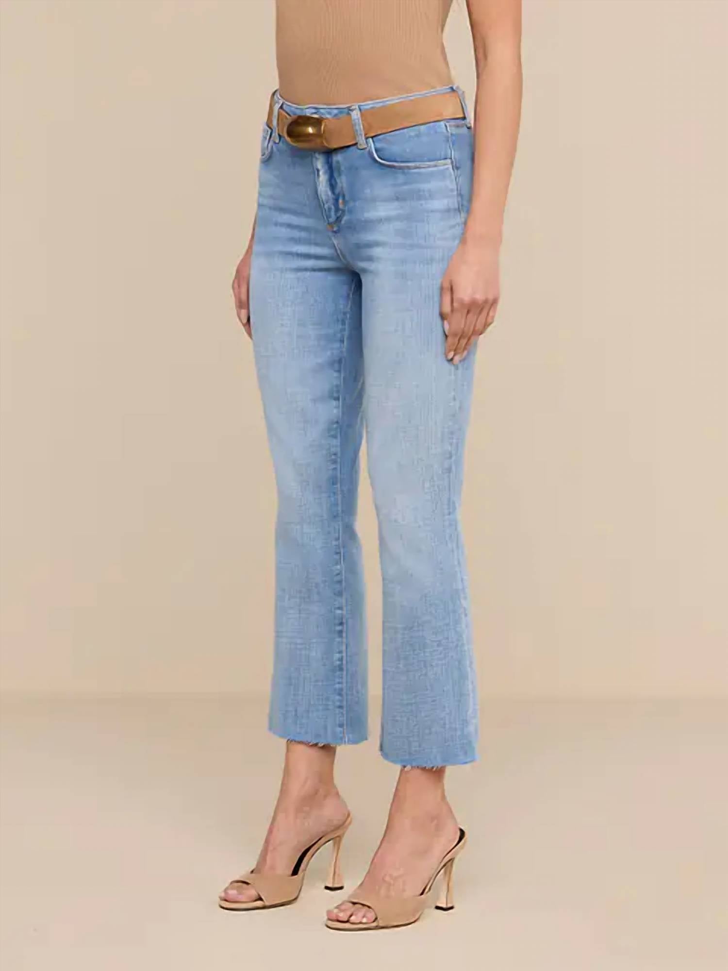 L'Agence - Kendra Cropped Flare Jeans