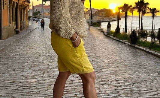 Made In Italy - Breezy Linen Shorts