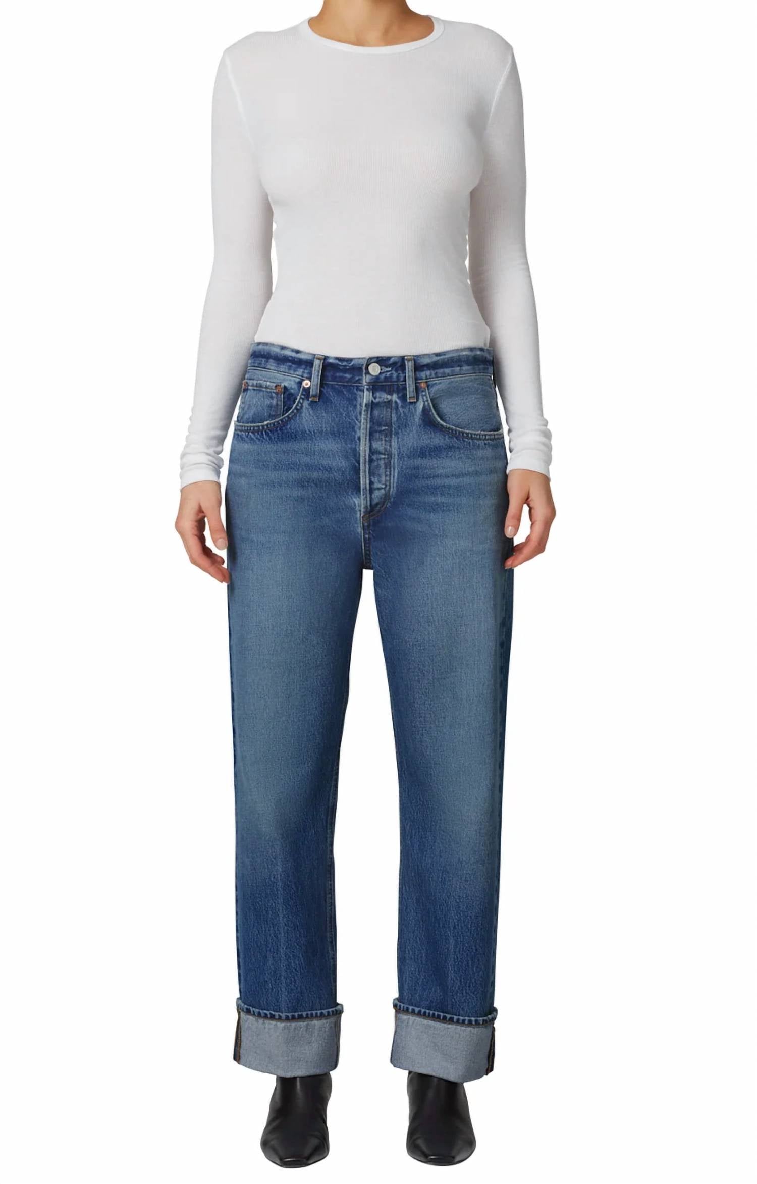 Agolde - FRAN LOW SLUNG STRAIGHT JEAN