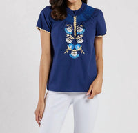 Jude Connally - Keaton Top Stretch Poplin