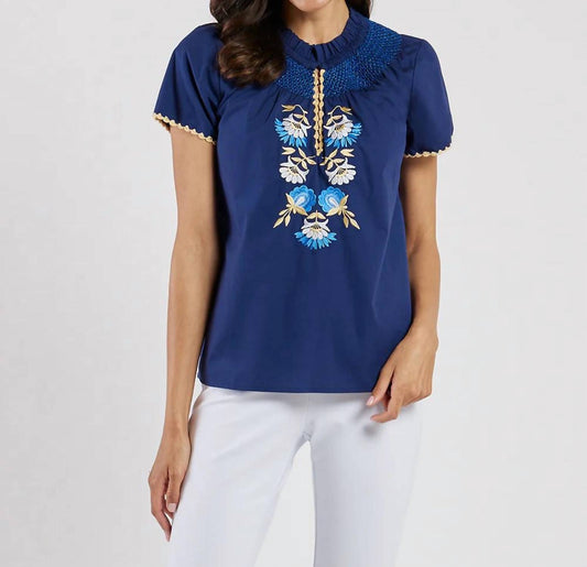 Jude Connally - Keaton Top Stretch Poplin