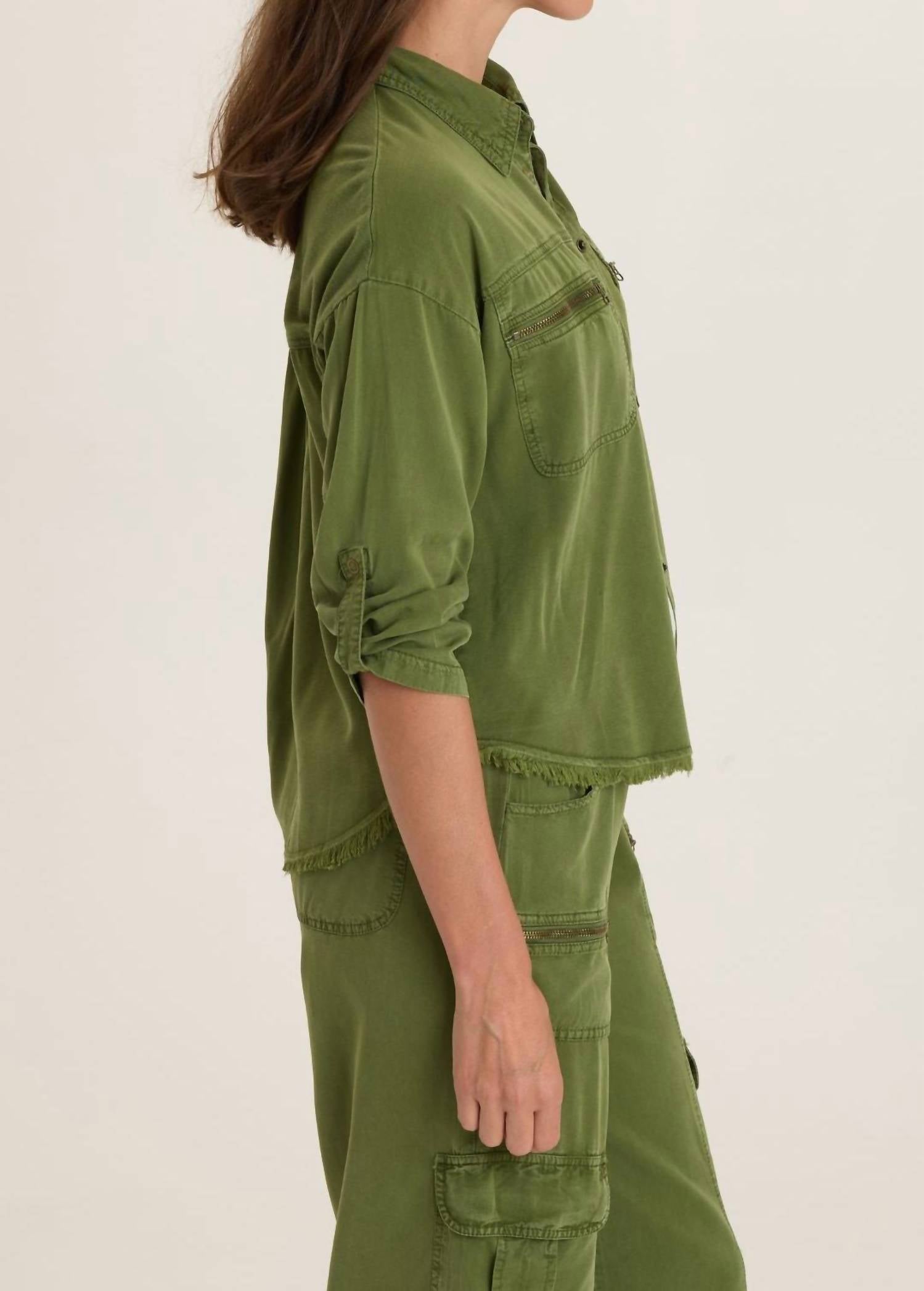 Wearables - Knapp Utility Cargo Button Up Top