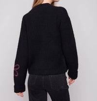Charlie B - Embroidered Flowers Sweater